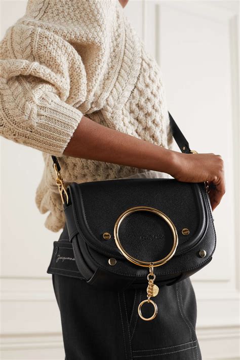 see by chloe mini mara bag|See By Chloé Mini Mara Leather Shoulder Bag .